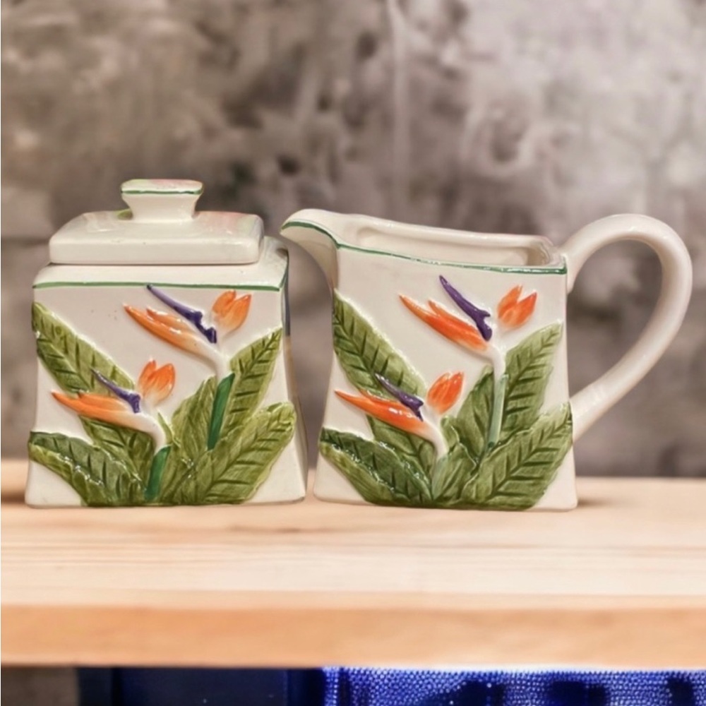 Otagiri Creamer and Sugar Dish